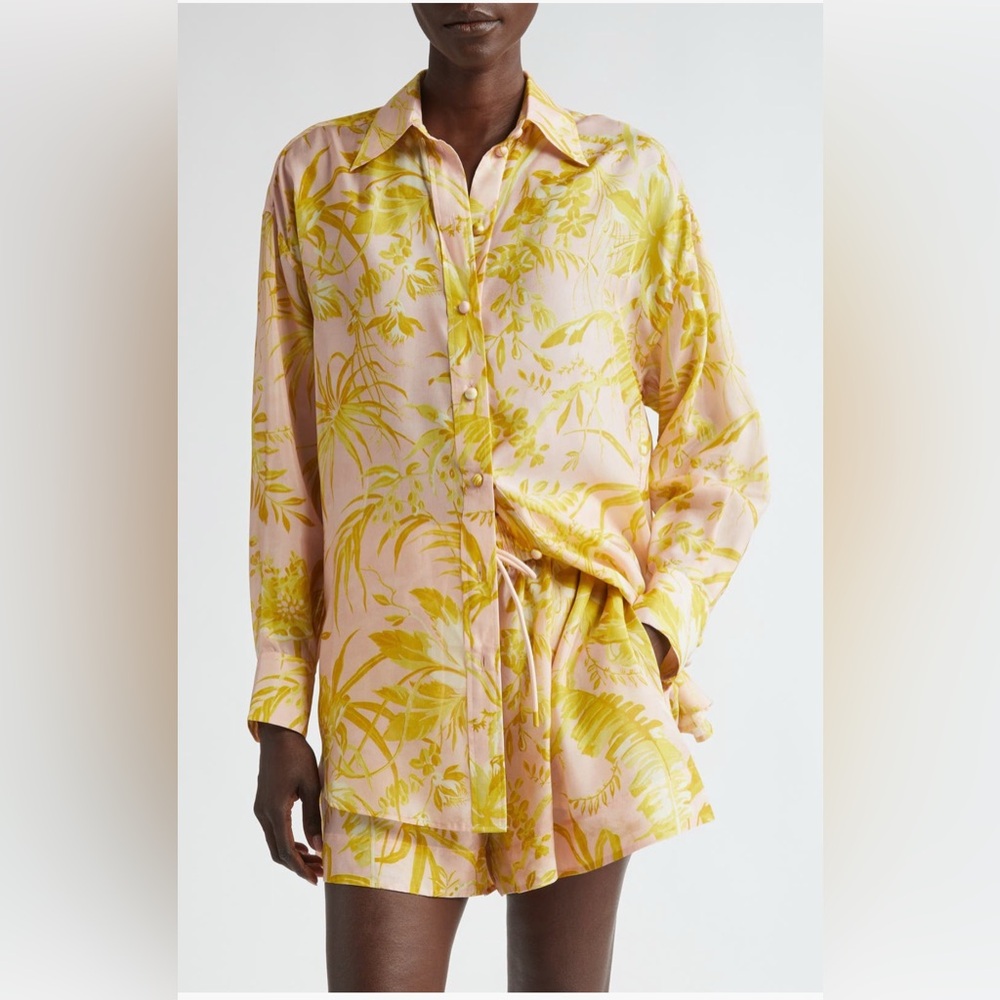 Zimmerman Golden Relaxed Fit Button Down Shirt size 1